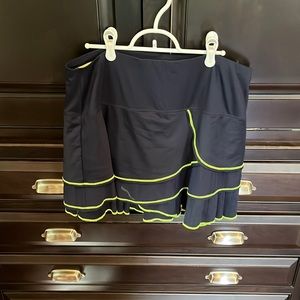 Lucky in Love golf skort. XL (16). Scalloped bottom. One back pocket